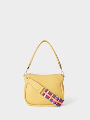 Osprey London Yellow The Hendrix Leather Shoulder Bag - Image 1 of 4
