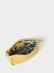 Osprey London Yellow The Hendrix Leather Shoulder Bag - Image 4 of 4
