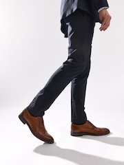 Base London Brown Ascot Toe Cap Oxford Shoe - Image 1 of 7