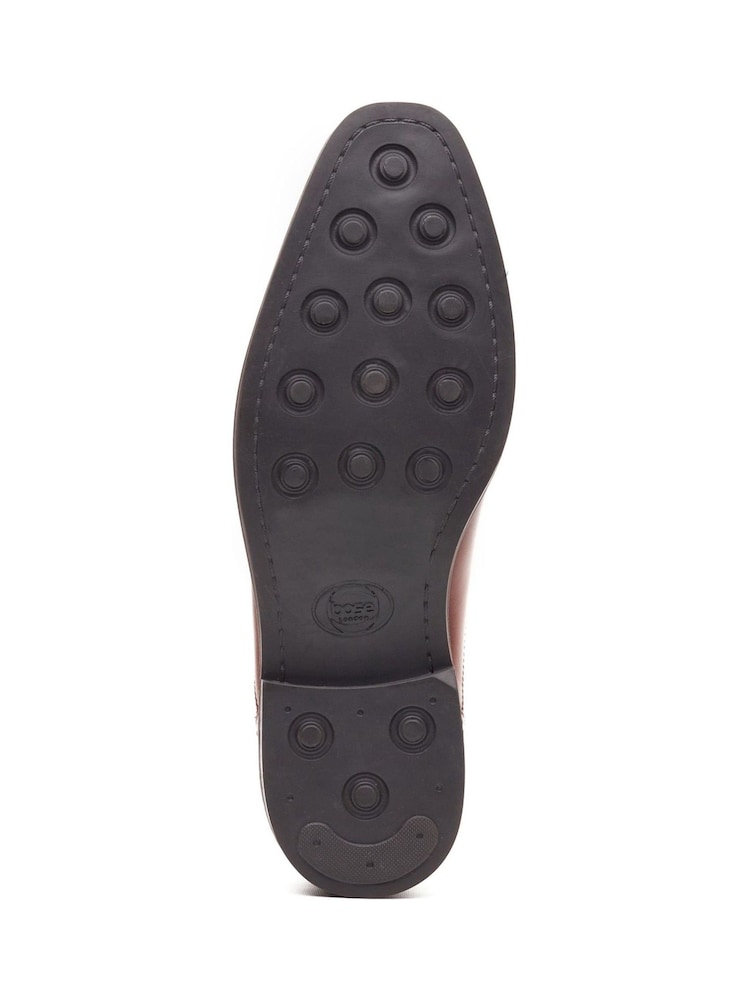 Base London Brown Ascot Toe Cap Oxford Shoe - Image 7 of 7