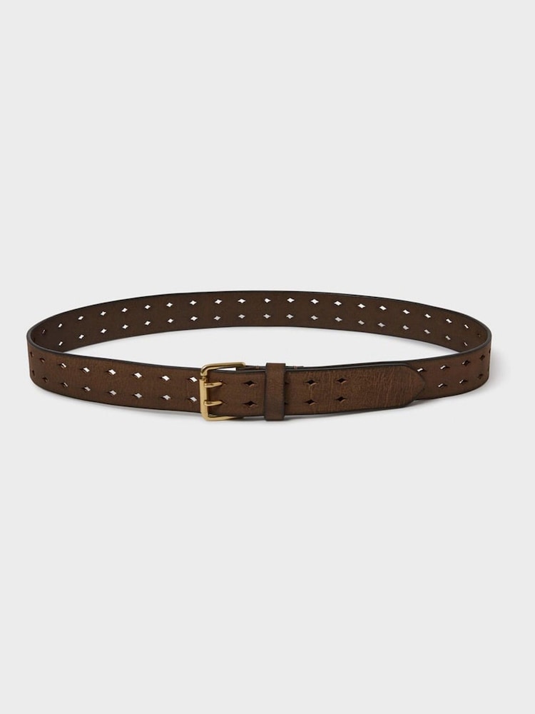 Osprey London The Neverending Double Leather Brown Belt - Image 1 of 2 Osprey London The Neverending Double Leather Brown Belt - Image 1 of 2