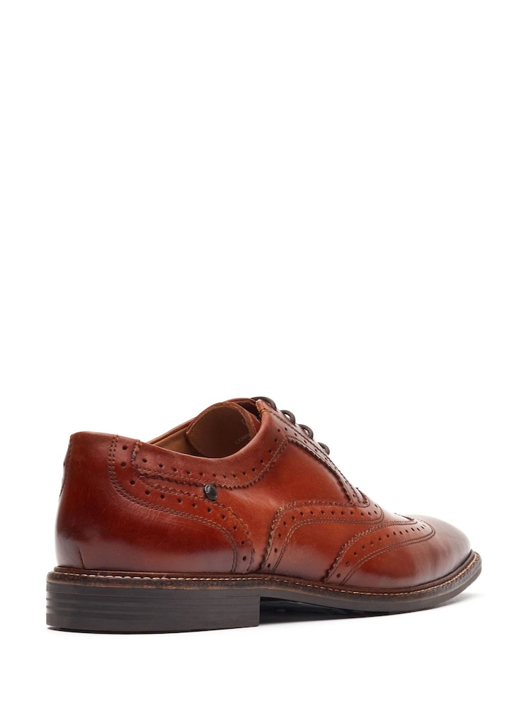 Base London Brown Clarence Brougue Shoe - Image 2 of 4
