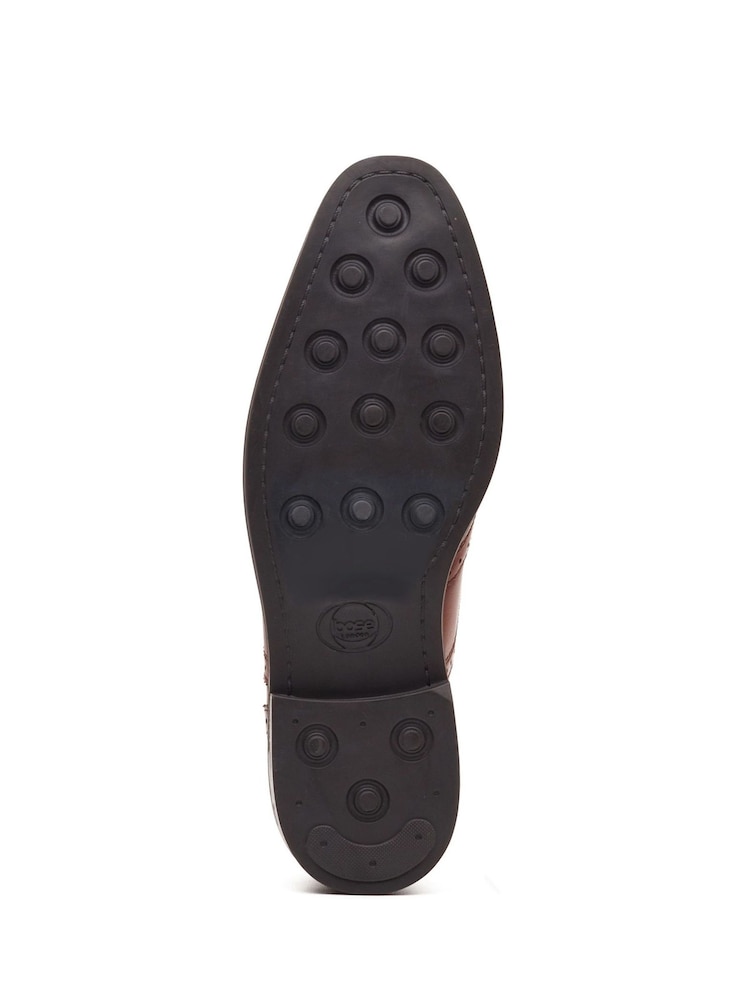 Base London Brown Clarence Brougue Shoe - Image 4 of 4