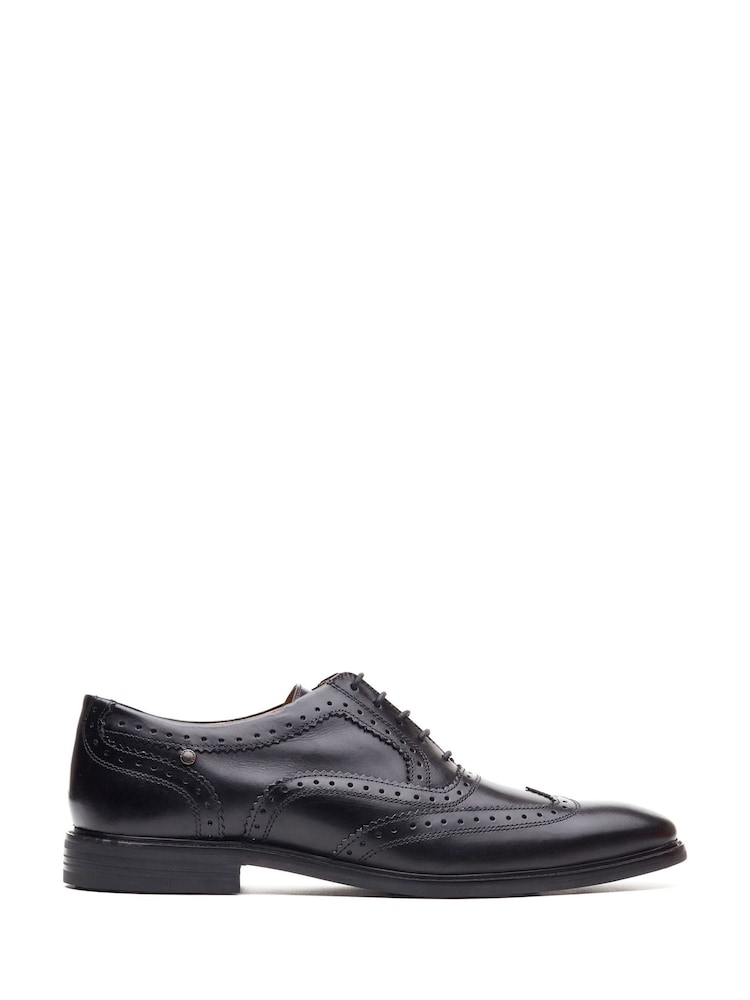 Base London Black Clarence Brougue Shoe - Image 1 of 4