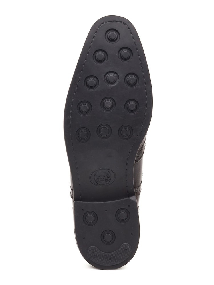 Base London Black Clarence Brougue Shoe - Image 4 of 4