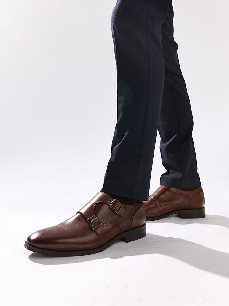 Base London Brown Cleric Double Monk Shoe - Image 2 of 7