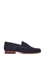 Base London Blue Slate Penny Loafer - Image 1 of 4
