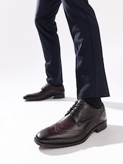 Base London Brown Steeple Brogue Shoe - Image 2 of 7