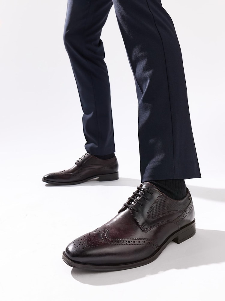 Base London Brown Steeple Brogue Shoe - Image 2 of 7