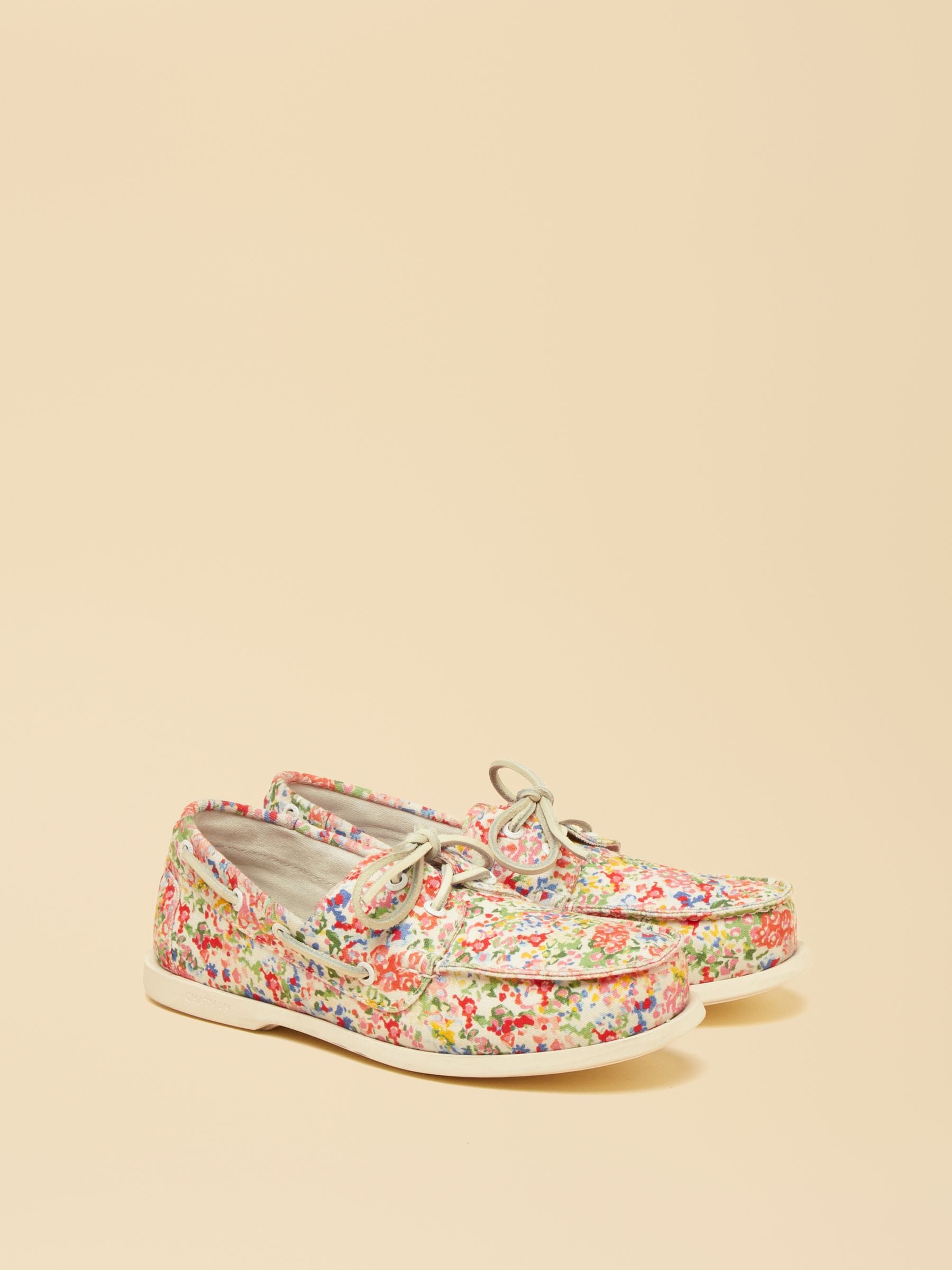Joules Women's Ditsy X Chatham Jetty Deck Shoes Size 4