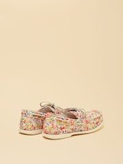 Joules X Chatham Ditsy Jetty Deck Shoes - Image 3 of 6