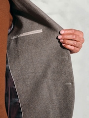 Brook Taverner Brown Italian Wool Blend Jacket - Image 4 of 5
