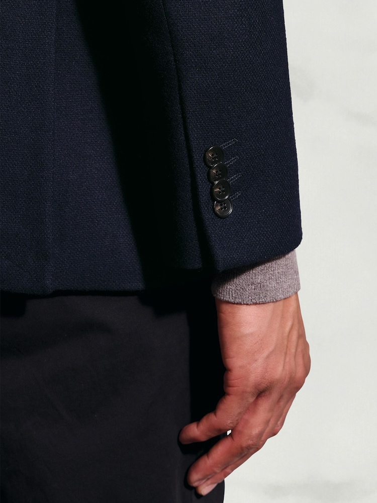 Brook Taverner Blue Italian Wool Jacket - Image 5 of 5 Brook Taverner Blue Italian Wool Jacket - Image 5 of 5