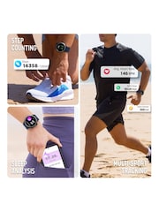 Reflex Active Blue Sea Venture 50m Swim-Safe AMOLED GPS Strap Smart Watch - Image 5 of 5