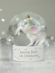 Personalised Message Unicorn Snow Globe by PMC - Image 2 of 3