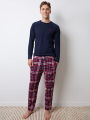 Threadbare Grey Check Long Pyjamas Set 2 Pack - Image 5 of 5