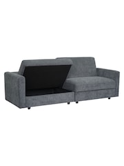 Aspire Furniture Charcoal Vault Sofa Bed with Dual Storage - Image 4 of 5