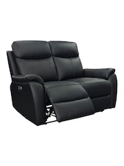 Aspire Furniture Black Kingsmere 2 Seater Power Recliner Sofa - Image 5 of 5