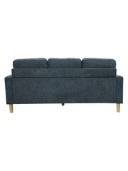 Aspire Furniture Charcoal Pad Compact Sofa with Reversible Chaise - Image 4 of 5