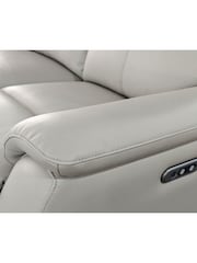 Aspire Furniture Light Grey Kingsmere 2 Seater Power Recliner Sofa - Image 6 of 7