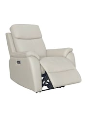 Aspire Furniture Light Grey Kingsmere Power Recliner Armchair - Image 3 of 4