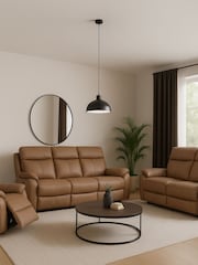 Aspire Furniture Tan Kingsmere Power Recliner Sofa and Chair Set Suite - Image 1 of 6