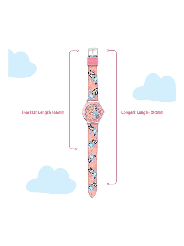 Peers Hardy Bluey Pink Strap Time Teacher Watch - Image 3 of 3 Peers Hardy Bluey Pink Strap Time Teacher Watch - Image 3 of 3