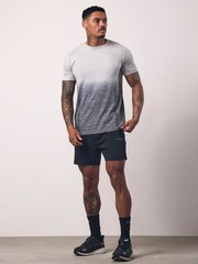 Gym King Black Relentless Ombre Seamless T-Shirt - Image 1 of 4