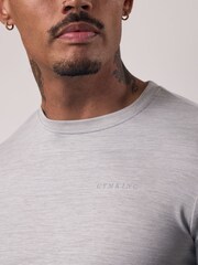 Gym King Black Relentless Ombre Seamless T-Shirt - Image 4 of 4
