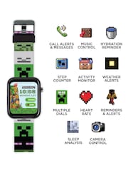 Peers Hardy Minecraft Green Printed Strap Smart Watch - Image 4 of 5