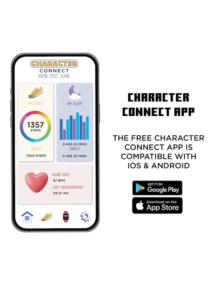 Peers Hardy Minecraft Green Printed Strap Smart Watch - Image 5 of 5