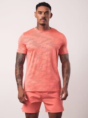 Gym King Pink Relentless Camo T-Shirt - Image 2 of 4