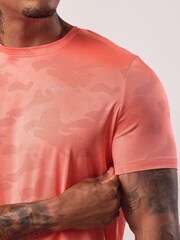 Gym King Pink Relentless Camo T-Shirt - Image 4 of 4