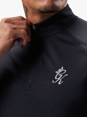 Gym King Black Energy 1/4 Zip Funnel Jumper - Image 4 of 4