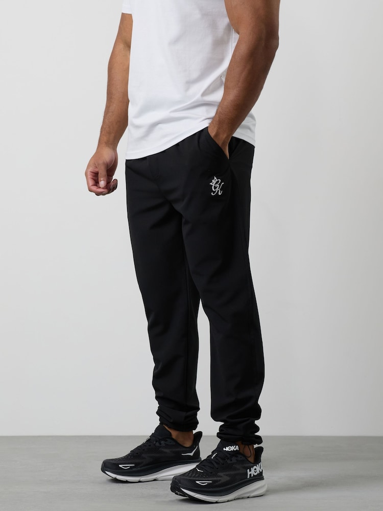 Gym King Black Fundamental Woven Joggers - Image 2 of 4 Gym King Black Fundamental Woven Joggers - Image 2 of 4