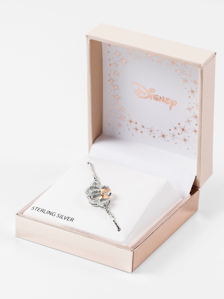 Peers Hardy Disney Mickey & Minnie Mouse Two Tone Plated Sterling Silver Stone Set Bracelet - Image 4 of 4 Peers Hardy Disney Mickey & Minnie Mouse Two Tone Plated Sterling Silver Stone Set Bracelet - Image 4 of 4