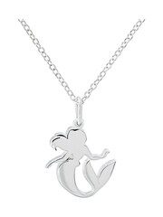 Peers Hardy Disney Princess Mermaid Sterling Silver Plated Necklace - Image 1 of 4