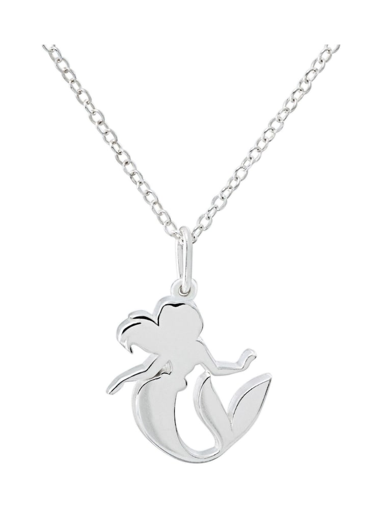 Peers Hardy Disney Princess Mermaid Sterling Silver Plated Necklace - Image 1 of 4 Peers Hardy Disney Princess Mermaid Sterling Silver Plated Necklace - Image 1 of 4