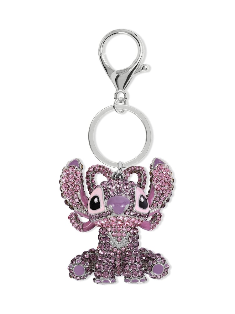 Peers Hardy Silver 3D Stone Set Angel Key Chain - Image 1 of 4 Peers Hardy Silver 3D Stone Set Angel Key Chain - Image 1 of 4