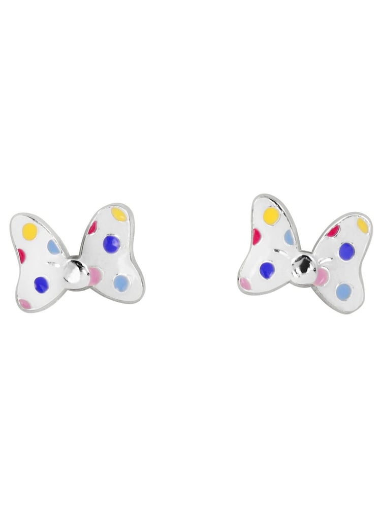 Peers Hardy Sterling Silver 925 Minnie Mouse Polka Dot Bow Stud Earrings - Image 1 of 3 Peers Hardy Sterling Silver 925 Minnie Mouse Polka Dot Bow Stud Earrings - Image 1 of 3