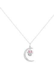 Peers Hardy Sterling Silver 925 Moon & Minnie Mouse Stone Set Necklace - Image 1 of 4