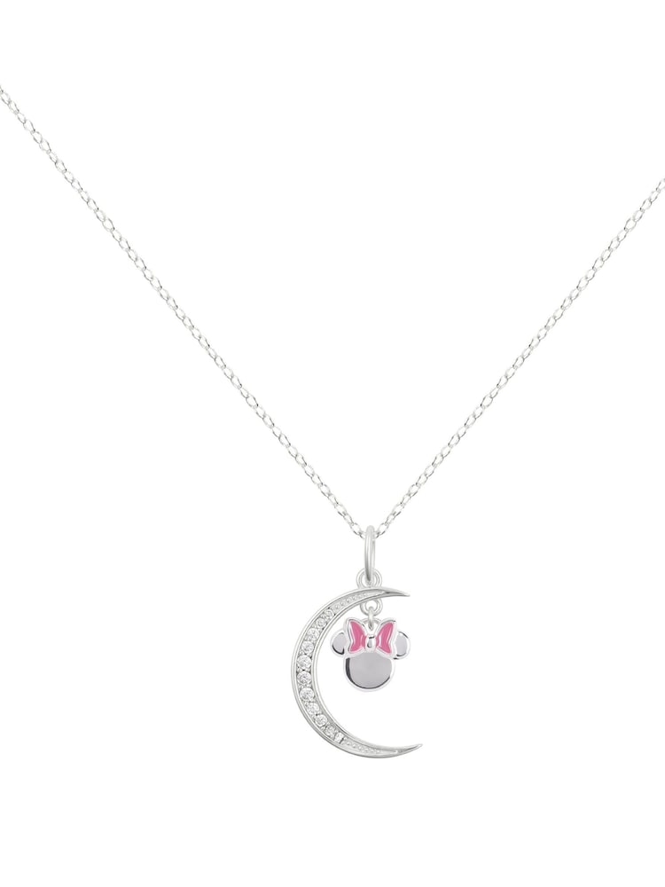Peers Hardy Sterling Silver 925 Moon & Minnie Mouse Stone Set Necklace - Image 1 of 4 Peers Hardy Sterling Silver 925 Moon & Minnie Mouse Stone Set Necklace - Image 1 of 4