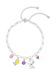Peers Hardy Silver Plated Peanuts Snoopy Friendship Charm Bracelet - Image 1 of 4