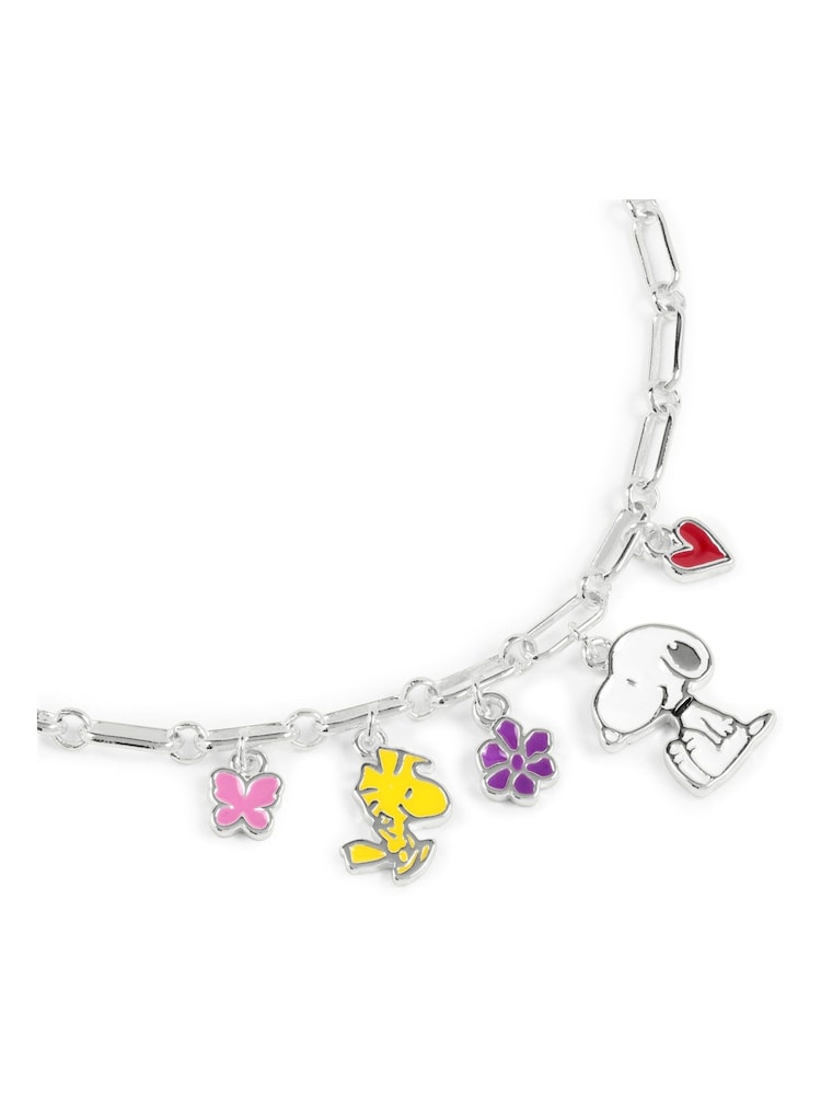 Peers Hardy Silver Plated Peanuts Snoopy Friendship Charm Bracelet - Image 2 of 4 Peers Hardy Silver Plated Peanuts Snoopy Friendship Charm Bracelet - Image 2 of 4