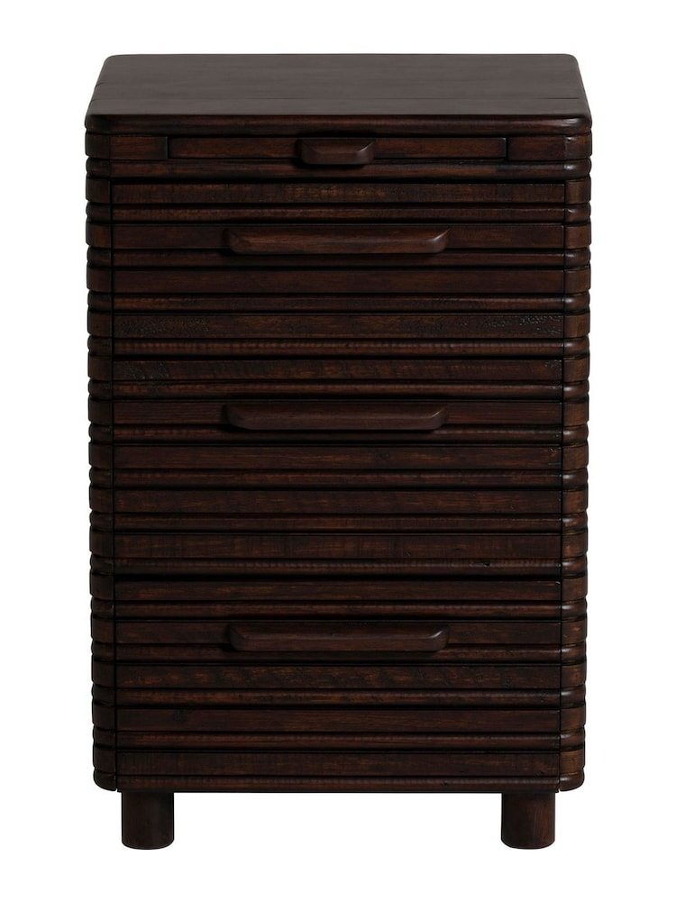 Barker and Stonehouse Brown Tova Rustic 3 Drawer Chest - Image 2 of 6