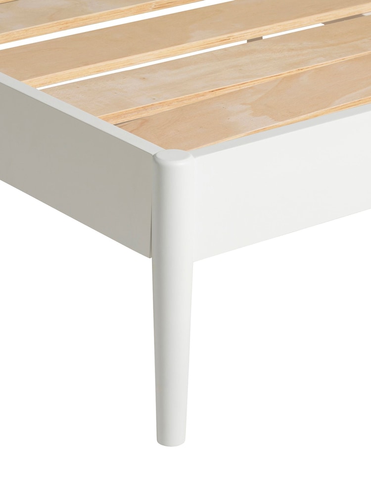 Barker and Stonehouse White Springwell Wooden King Size Bed - Image 5 of 5