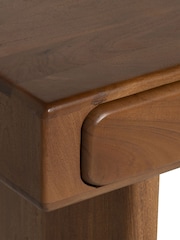 Barker and Stonehouse Brown Zerina Acacia Wood 2 Drawer Console Table - Image 4 of 6