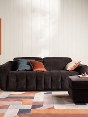 Barker and Stonehouse Natural Montgomery Fabric 2.5 Power Seater and Headrest - Image 1 of 6