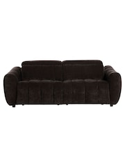 Barker and Stonehouse Natural Montgomery Fabric 2.5 Power Seater and Headrest - Image 2 of 6