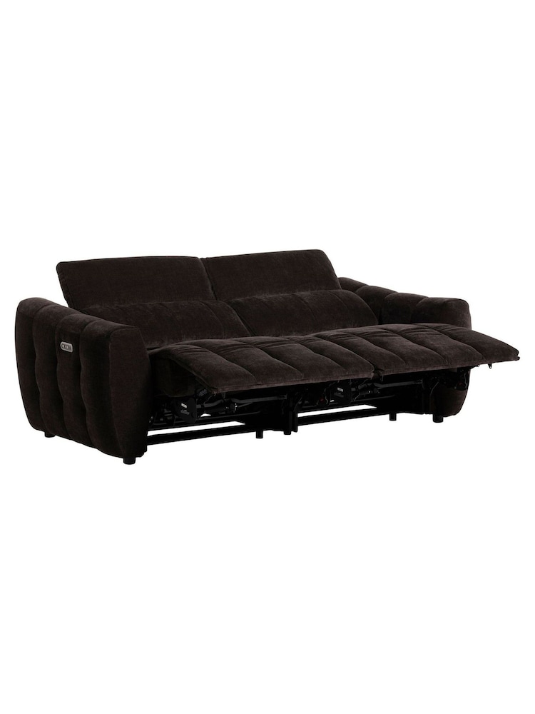 Barker and Stonehouse Natural Montgomery Fabric 2.5 Power Seater and Headrest - Image 6 of 6